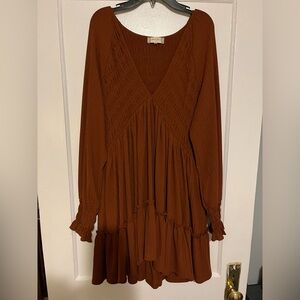 Altar’d state burnt orange dress